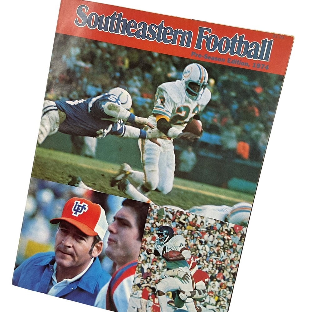 1974 Southeastern Football Magazine Pre-Season SEC Miami Florida Alabama